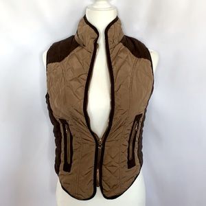 Ci Sono Sherpa Lined Quilted Vest